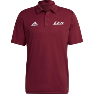 Adidas adidas Men's Eastern Kentucky Colonels Maroon Entrada Polo, Large, Red - $65.00 at DICK'S Sporting Goods