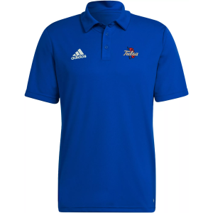 Adidas adidas Men's Tulsa Golden Hurricane Blue Entrada Polo, Small - $65.00 at DICK'S Sporting Goods