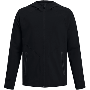 Under Armour Boys' Unstoppable Full-Zip Training Jacket, XS, Black/Pitch Gray
