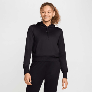 Nike Women's Therma-FIT One Pullover Hoodie, XS, Black
