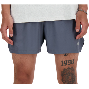 New Balance Men's 5'' RC Shorts, Large, Graphite