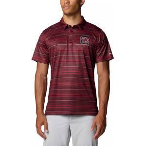 Columbia Men's South Carolina Gamecocks Beet Super Terminal Tackle Polo, XXL, Purple