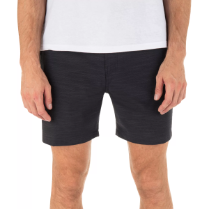Hurley Men's Phantom SLUB 3/4 WAISTBAND 18 in Shorts, Size 30, Black