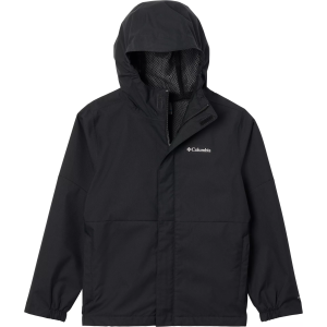 Columbia Boys' Hikebound II Rain Jacket, Medium, Black
