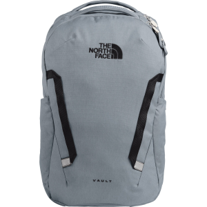 The North Face Vault Backpack, Men's, Mid Grey Dark Heather/Tnf