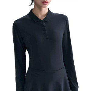 Nike Nike Women's Victory Dri-FIT Long Sleeve Golf Polo, Small, Black - $70.00 at DICK'S Sporting Goods