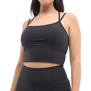 Halfdays Women's Gwen Longline Top, XS, Black