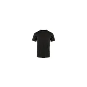 Fjallraven Men's Abisko Wool Short Sleeve T-Shirt, Medium, Black