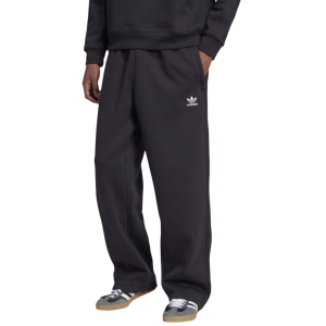 adidas Men's Trefoil Essentials Open Hem Joggers, Small, Black