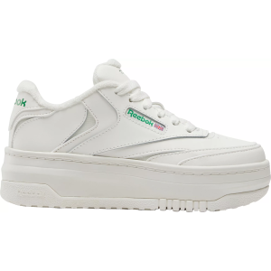 Reebok Kids' Preschool Club C Extra Shoes, Size 13, White/Green