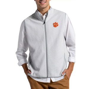 League-Legacy League-Legacy Men's Clemson Tigers Grey Summit Full-Zip Vest, XXL, Gray - $64.99 at DICK'S Sporting Goods
