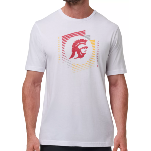 TravisMathew Men's USC Trojans White Underdogs Short Sleeve T-Shirt, Small