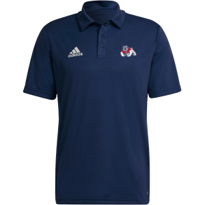adidas Men's Fresno State Bulldogs Navy Entrada Polo, Medium, Blue