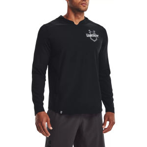 Under Armour Men's Cage Hooded Jacket, Small, Black/Grey
