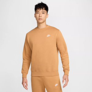 Nike Nike Men's Sportswear Club Fleece Crewneck Sweatshirt, Small, Flax - $29.99 at DICK'S Sporting Goods