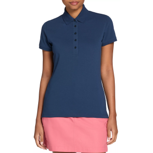 Walter Hagen Women's Clubhouse Short Sleeve Classic Polo, XS, Navy