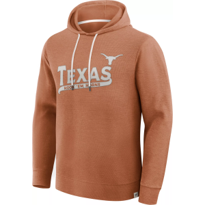 NCAA Men's Texas Longhorns Orange Huddle Long Sleeve Pullover Hoodie, Large