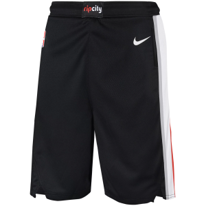 Nike Youth Portland Trail Blazers Black On Court Practice Pant, Medium