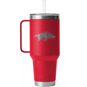 YETI Arkansas Razorbacks 42 oz. Rambler Mug with Straw Lid