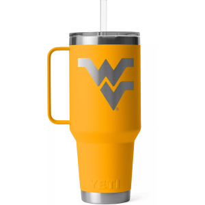 YETI West Virginia Mountaineers 42 oz. Rambler Mug with Straw Lid