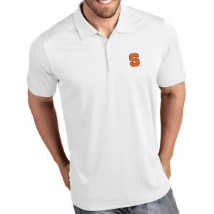 Antigua Men's Syracuse Orange Tribute Performance White Polo, Small