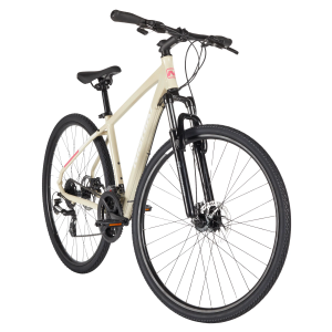 Nishiki Women's 700c Pagosa Sport Hybrid Bike, Tan/Pink