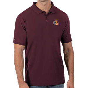 Antigua Men's Loyola-Chicago Ramblers Maroon Legacy Pique Polo, Large, Red