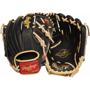 Rawlings 11.75" Select Professional Series Glove, Black/Blonde