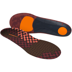 Superfeet Run Cushion Low Arch Insoles, Men's, XS, Tandoori Spice