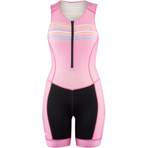Louis Garneau Women's Sprint PRT Tri Cycling Suit, XXL, Fuschia Pink