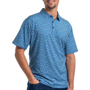 Antigua Antigua Men's Cruise Golf Polo, XL, Oxford Blue Multi - $59.99 at DICK'S Sporting Goods
