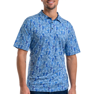 Antigua Antigua Men's Ananas Golf Polo, Large, Mist Heather - $59.99 at DICK'S Sporting Goods