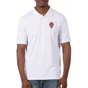Antigua Men's Colorado Rapids White Legacy Pique Polo, 2XLT