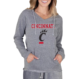 Concepts Sport Women's Cincinnati Bearcats Grey Mainstream Hoodie, Small, Gray