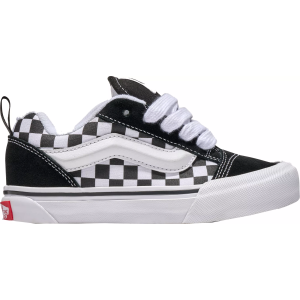 Vans Kids' Grade School Knu Skool Shoes, Size 3.5, Black White Checkerboard