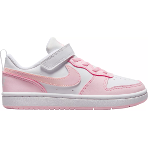 Nike Kids' Preschool Court Borough Low Recraft Shoes, Size 11, White/Pink Foam