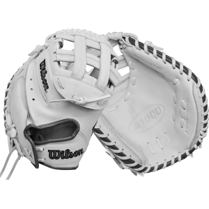 Wilson Wilson 33" CM33 A1000 Series Fastpitch Catcher's Mitt, White - $199.99 at DICK'S Sporting Goods