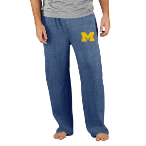 Concepts Sport Men's Michigan Wolverines Blue Mainstream Pants, Small