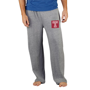 Concepts Sport Men's Temple Owls Grey Mainstream Pants, Small, Gray