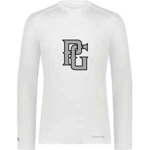 Perfect Game Men's CoolCore Long Sleeve Shirt, Large, White