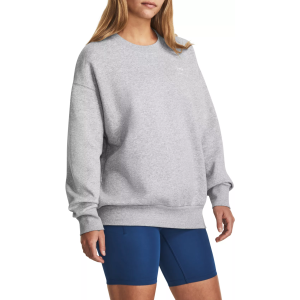Under Armour Women's Icon Fleece Oversized Crew, XS, Mod Gray