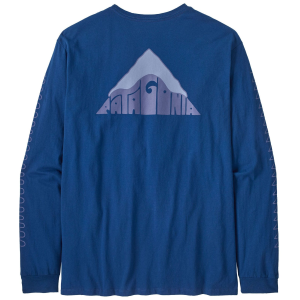 Patagonia Men's Driftways Long Sleeve T-Shirt, XL, Clement Blue