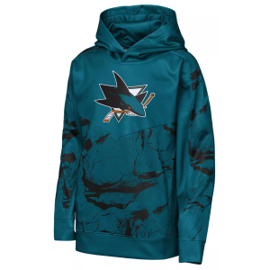 Outerstuff NHL Youth San Jose Sharks Teal Power Play Pullover Hoodie, Large, Blue - $55.00 at DICK'S Sporting Goods