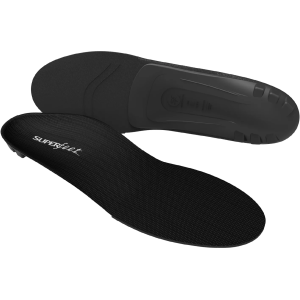 Superfeet All-Purpose Support Low Arch Insoles, Men's, W4.5-6, Black