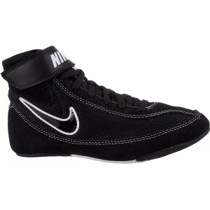 Nike Kids' Speed Sweep VII Wrestling Shoes, Size 1, Black/White