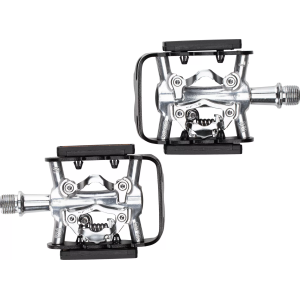 Charge Clipless Hybrid Bike Pedals, Gray