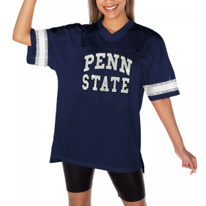 Gameday Couture Women's Penn State Nittany Lions Navy Until Kickoff Fashion Jersey Tee, Large, Blue