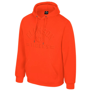Colosseum Men's Real Madrid Orange New Member Pullover Hoodie, Small