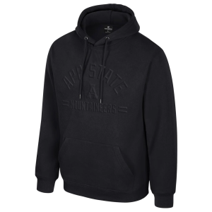 Colosseum Men's Appalachian State Mountaineers Black New Member Pullover Hoodie, Small
