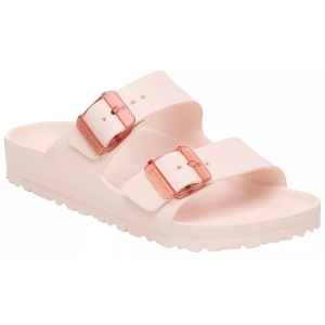 Birkenstock Women's Arizona Stealth Buckle EVA Sandals, 8/8.5 US (39 EU), Light Rose